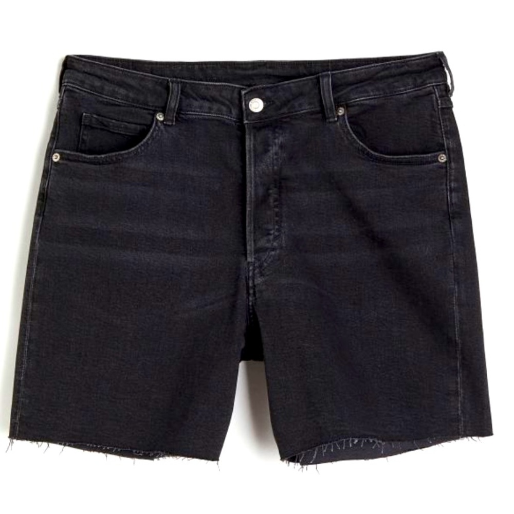 H&M Black Denim Shorts